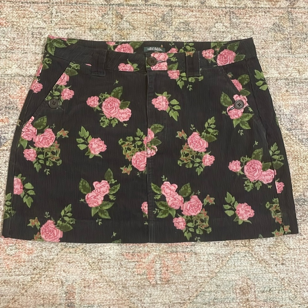 Wild Fable High Rise Mini Corduroy Skirt
